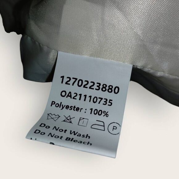 Commense Womens Coat Sz Large Cream Knee Length Trench Glamcore Classicore - Picture 9 of 15